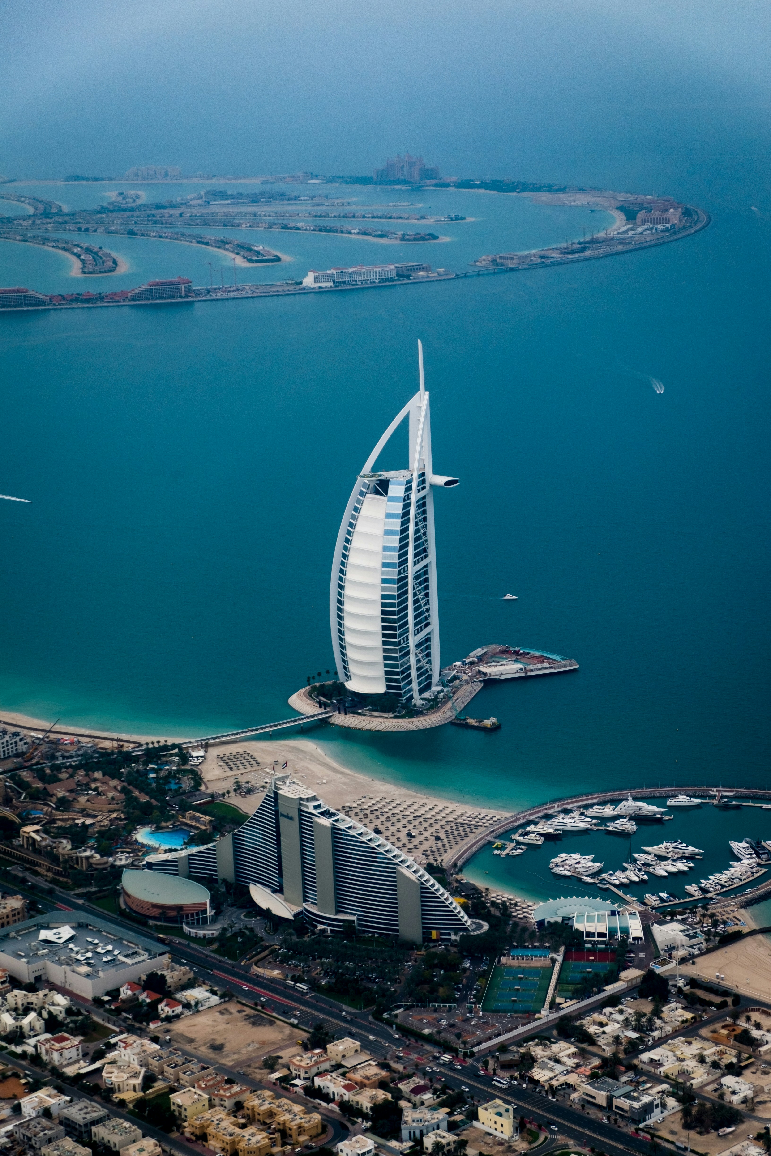 Palm Dubai aerial view showcasing luxury destination living